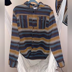 Columbia button up flannel